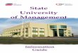 State Center for State University of ManagementofManagement … · State University of ManagementofManagement. State University of Management Center for International Programmes Contents