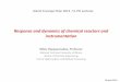 Response and dynamics of chemical reactors and ... 4... · Response and dynamics of chemical reactors and ... 10 April 2013 . Basics on Dynamics First ... The basis for building the