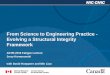 From Science to Engineering Practice - Evolving a ... 2016 Fatigue Lecture Komoro… · From Science to Engineering Practice - Evolving a Structural Integrity ... and compressor discs