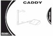 US PrideLifts Caddy om Rev B Aug12 3111 - Pride Mobility · 4 Caddy Wheelchair Carrier Welcome to Pride Mobility Products (Pride). Congratulations on th e purchase of your new Caddy