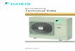 Air Conditioning Technical Data - daikintech.co.uk · Air Conditioning Technical Data Pair, Twin, Triple, double twin EEDEN15-100 RZQSG-L(8)Y1 ... EER/COP according to Eurovent 2012,
