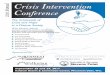 st Annual Crisis Intervention Conference - UWSP€¦ · Be sure to mention that you are with the 21st Annual Crisis Intervention Conference. Kalahari Resort asks for a deposit of