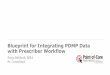 Blueprint for Integrating PDMP Data with Prescriber … · Blueprint for Integrating PDMP Data with Prescriber Workflow Pooja Babbrah, MBA Sr. Consultant . Point-of-Care Partners