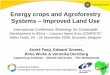 Energy crops and Agroforestry Systems – Improved Land Use · Energy crops and Agroforestry Systems – Improved Land Use ... \爀屮\爀屮D\൵ring the first phase trees and crops