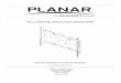 A Company - Planar · A Company Universal Tilting Mount for Planar Flat Panels Planar FWMV-MXL INSTALLATION INSTRUCTIONS Part Number: 955-0679-00 Planar, A Leyard Company
