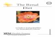 The Renal Dietdietsoftware.com/ipdfnew/The VCU Renal Diet.pdf · The Renal Diet A Guide to Eating Healthier for Hemodialysis Patients. 2 Table of Contents Introduction Page 3 