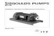 IMPORTANT SAFETY NOTICE - gouldspumps.com · S-2 SAFETY WARNINGS Specific to pumping equipment, significant risks bear reinforcement above and beyond normal safety precautions. WARNING