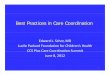 Best Practices in Care CoordinationBest Practices in … · Best Practices in Care CoordinationBest Practices in Care Coordination ... Medicaid Asthma Initiative ... • Hire case