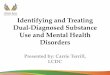 Identifying and Treating Dual-Diagnosed Substance … · Identifying and Treating Dual-Diagnosed Substance Use and Mental Health Disorders Presented by: Carrie Terrill, ... Symptoms