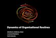 Dynamics of Organizational Routines - egosnet.org · Dynamics of Organizational Routines Martha S. Feldman, ... •Affect an organization’s ability to produce ... people to look