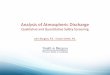 Analysis of Atmospheric Discharge - Smith & Burgess · Analysis of Atmospheric Discharge . Qualitative and Quantitative Safety Screening . John Burgess, P.E. | Dustin Smith, P.E