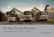 The Atego. The Axor. The Actros · For every construction site. And for the road leading to it. The Atego, the Axor and the Actros from Mercedes-Benz