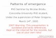 Patterns of emergence - .Patterns of emergence Warning: ... Andrew Wuensche, 2002. Patterns of emergence