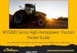 MF 4600 SERIES TRACTORS POCKET GUIDE - .Exhaust gas exits the turbocharger and enters ... speed matching