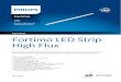 Datasheet Fortimo LED Strip High Flux · Tc 25 °C 4138 177 I-nom 287mA Tc-nom 55 °C 4000 172 Tc-max 95 °C 3772 164 ... (First Edition) + A1:2013 + A2:2015 Relevant clauses of EN