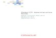 Siebel CTI Administration Guide - Oracle · About Siebel CTI and Siebel Communications Server 15 ... Generating Contact Center Telephony ... 1 What’s New in This Release Siebel