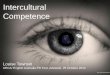 Intercultural Competence - Townsin... · What is intercultural competence? Process Model of Intercultural