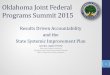 Oklahoma Joint Federal Programs Summit 2015sde.ok.gov/sde/sites/ok.gov.sde/files/documents/files/Results... · Oklahoma Joint Federal Programs Summit 2015 Results Driven Accountability