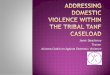 Addressing Domestic Violence - Peer TA Network · Assimilation Era (1871 - 1928) ... —What were some barriers Native Americans might face when accessing Tribal TANF assistance?