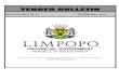 TENDER BULLETIN - limtreasury.gov.za · limpopo provincial tender bulletin no 42 of 2017/18 fy, 23 fbruary 2018 not for sale page 3 report fraudulent & corrupt activities on government