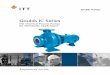 Goulds IC Series Eng - Processpumpar AB · Goulds IC Series ITT Industrial Process Global Presence 3 The IC family of products has a complete world-wide presence. With manufacturing,