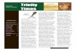 Trinity filePage 1 of 12 Trinity Times Trinity Times Inside this Issue: short devotion in the Brooks Upcoming Events 2 Community Events 3 I was talking noted that he