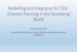 Modelling and Integration for SDGs in the Developing …€¦ · Modelling and Integration for SDG-Oriented Planning in the Developing World Camaren Peter (PhD) ... participatory