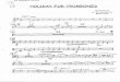  · b Soprano Cornet HOLIDAY FOR TROMBONES David Rose arr. for brass band by Mark Freeh