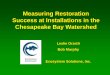 Measuring Restoration Success at Installations in … EPA States DoD... · Measuring Restoration Success at Installations in the Chesapeake Bay Watershed Leslie Orzetti Bob Murphy