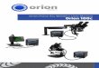 Orion Pulse Arc Welders User Manual Orion 100c · The Orion produces minimal fumes and gases when compared to large-scale arc welders . ... User Manual & Quick Start/Quick Settings