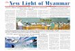 New ight of Myanmar - Myanmar, Geneva September/16... · Tuesday s New ight of Myanmar A S 2 Nay Pyi Taw ... trict level essay, painting, cartoon and poster contests in commemoration