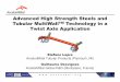 Advanced High Strength Steels and Tubular MultiWall …/media/Files/Autosteel/Great Designs in... · Roll stiffness @ suspension attachements ... Free-free analysis Up to 200 Hz Stress