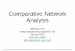 Comparative Network Analysis - Biostatistics & … · Comparative Network Analysis BMI/CS 776 Spring 2016 Anthony Gitter gitter@biostat.wisc.edu These slides, excluding third …