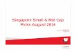Singapore Small & Mid Cap Picks August 2016 · Singapore Small & Mid Cap Picks August 2016 ... 4 Katrina Group KTG SP 74 0.31 BUY 0.39 ... Valued at P/E 31.3x