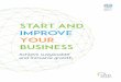 Start and improve Your business · Achieve sustainable and inclusive growth Start and improve Your business