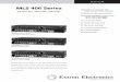 MLS 406 Series - Extron Electronicsmedia.extron.com/download/files/brochure/mls406_RevC.pdf · MLS 406 Series The Extron MLS 406, MLS 406MA, and MLS 406SA MediaLink Switchers provide