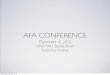 AFA CONFERENCE - Mengajar English · AFA CONFERENCE December 15, 2012 UNSYIAH, ... Wednesday, January 16, 13. TOEFL VERSIONS • PBT & ITP ... SO YOU’VE PASSED THE TEST... Wednesday,