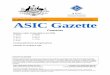 Published by ASIC ASIC Gazettedownload.asic.gov.au/media/1308961/A067_11.pdf · BALERO ENTERPRISES PTY. LTD. 083 210 771 ... BROMAN SERVICES PTY LTD 095 112 691 ... ASIC GAZETTE Commonwealth