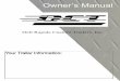 Dell Rapids Custom Trailers, Inc. Owners Manual_0.pdf · 4 7.1. 6.4 TIRE PRESSURE 52 7. INSPECTION, SERVICE & MAINTENANCE 53 INSPECTION, SERVICE & MAINTENANCE SUMMARY CHARTS 53 Inspection