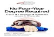 No Four-Year Degree Required - American Experiment · No Four-Year Degree Required ... Department of Economics, ... the Twin Cities area, the most prominent industries