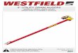 4 UTILITY GRAIN AUGERS - Westfield · Always use the proper tools, stands, ... disconnect hydraulic hoses on units with hydraulic drives. • After maintenance is ... • Ground electric