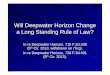 Will Deepwater Horizon Change a Long Standing Deepwater Horizon Change a... · Will Deepwater Horizon