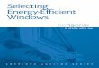 Selecting Energy-Efficient Windows - Alweather …1].pdf · Introduction Windows are a long-term investment. Smart shoppers purchase energy-efficient windows to protect themselves