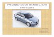 PRESENTATION ON MARUTI SUZUKI SWIFT DZIRE … · PRESENTATION ON MARUTI SUZUKI ... *Source : As per August 2015 Car sales Analysis () SEGMENTATION TARGETING POSITIONING (STP) SEGMENTATION