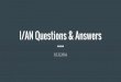 I/AN Questions & Answers - AIA Houston · Alphabet Soup Path to Licensure IDP - Intern Development Program ARE - Architect Registration Exam