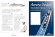 Aurora Update - Complete Cruise Solution · details of Aurora’s multi-million ... Aurora Update With seven ships in the current P&O Cruises fleet, ... first ship in the whole fleet