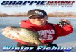 January 2018 - Issue #83 - CRAPPIE NOW!€¦ · 2 Crappie NOW January 2018 ... Conclusion Winter fishing can be good on ... Shuttle plus a hand auger and head out on