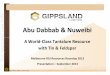 Abu Dabbab & Nuweibi - Home - Australian Securities ... · GAFI receives 1% of revenue under the GAFI Free Zone Abu Dabbab & Nuweibi ... o Other uses include high temperature super-alloys