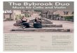 The Bybrook Duo - Presteigne Baptist Church · Biber, Passacaglia in G Minor for solo violin. Plazzolla, ... Mancini, Moon River. The Bybrook Duo Catherine Chamberlin (Violin) performs