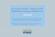 Customer Service front cover8.5x11 copy - … · Customer Service Performance Report 2009 ... A justified informal consumer complaint is a complaint where the BCS has determined that